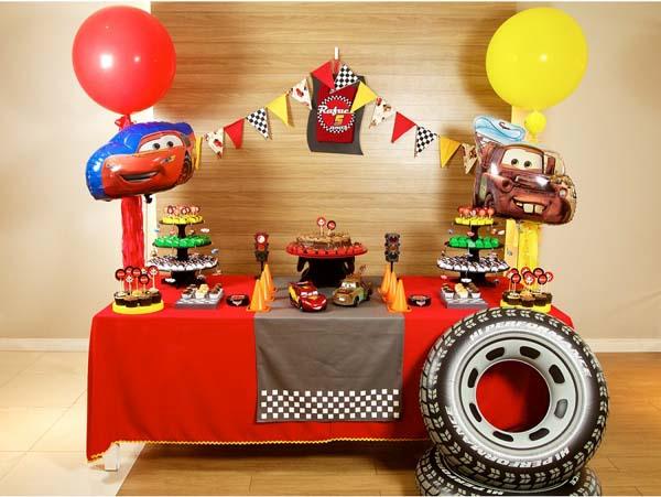 McQueen Decoração Do Bolo Para Crianças, Feliz Aniversário