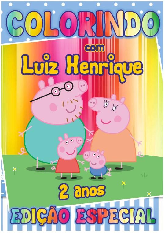 LIVRINHO PARA COLORIR - PORQUINHA PEPPA – dikasbrindes