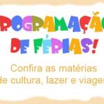 Programação infantil férias julho 2015