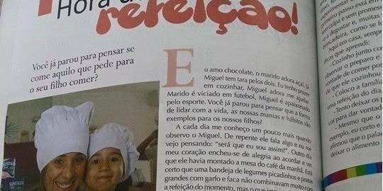 Hora da refeição - Revista A3 edição Março