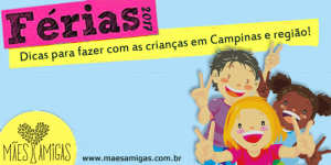 Programação infantil de Férias Julho 2017