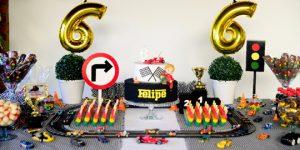 Aniversário infantil tema Fórmula 1